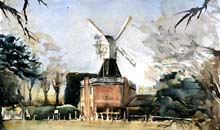Wimbledon Windmill, 41x41cms Two Rivers Paper