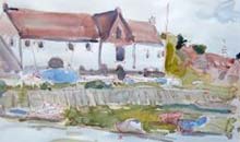 Brancaster Staithes Sketch from Out and about In England 1 series