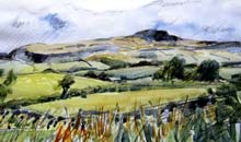 Dales View Sketch from Out and about In England 1 series