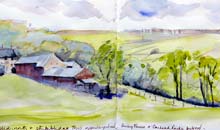 Hathersage Sketch from Out and about In England 2 series