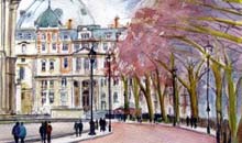 Horse Guards Road Sketch from London 2 series