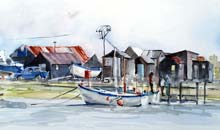 Towards Southwold Sketch from Out and about In England 3 series