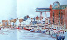 Wells Next the Sea Sketch from Out and about In England 3 series